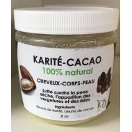 Beurre de Cacao - karité - 4oz