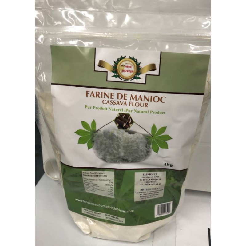 Farine de manioc - 500g ou 1kg - Féculents/Manioc - les jardins d
