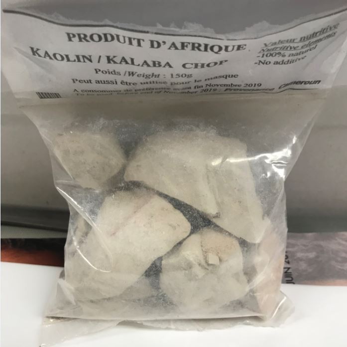 Argile de calaba / kaolin / craie de Kalaba / argile comestible / 5 oz -   Canada